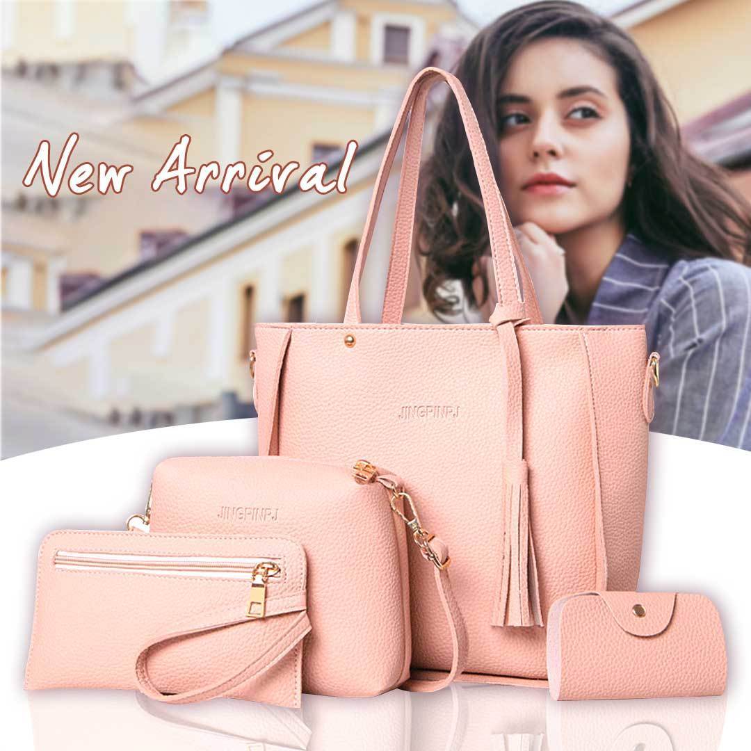 ⭐Anniversary Sale⭐ Women Top-Handle Bags Set 4Pcs (buy 2 free shipping)