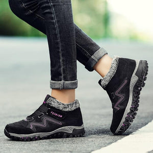 [New Arrivals 2022] PREMIUM Snowy Villi Leather Ankle Boots