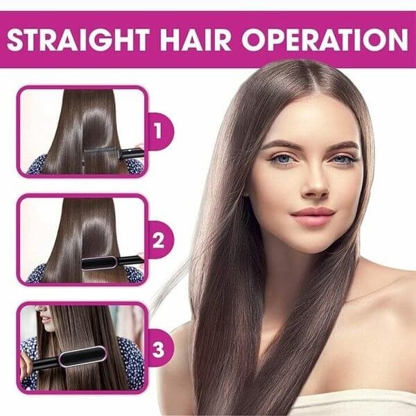 2024 Negative Ion Hair Straightener Styling Comb