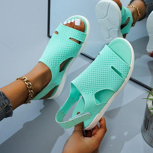 Women Summer Breathable Elastic Sandal