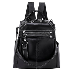 Classic Vintage Leather Backpack